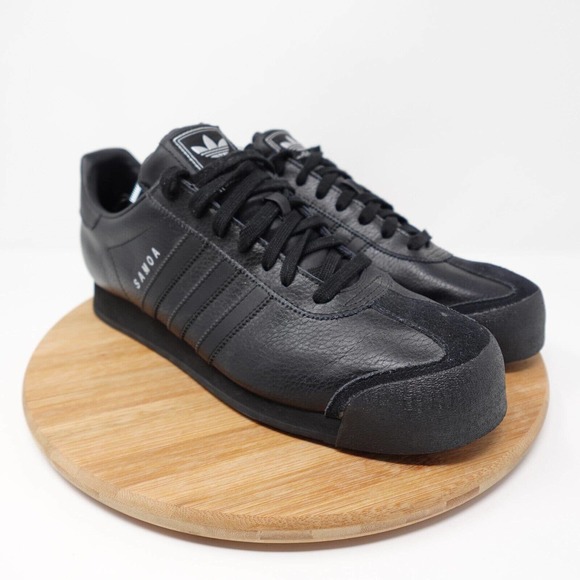 adidas Other - Adidas Samoa Originals Shoes Men’s Size 12 Black Leather Suede Sneaker G22596